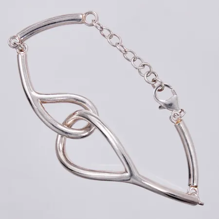 Armband längd: ca 16-18cm bredd: ca 4-20mm, 925/1000 silver  Vikt: 22,9 g