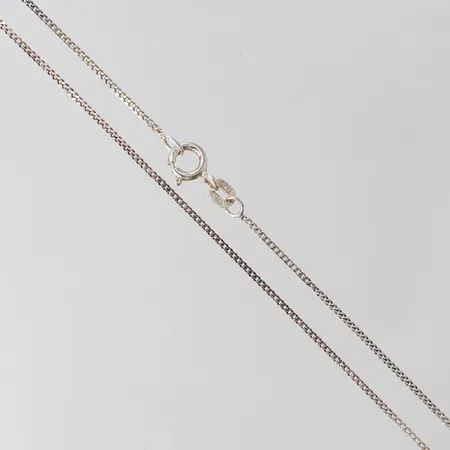 Kedja Pansar, längd 38,5cm, bredd 1,1mm, Silver 925/1000. Vikt: 1,6 g