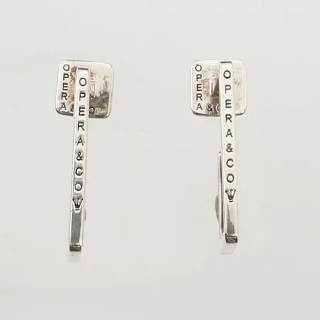 Ett par örhängen Opera & Co, 27x24mm, 925/1000 silver Vikt: 7,6 g