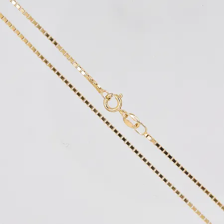 Kedja Venezia 45cm bredd 1,4mm förgyllt silver 925/1000 Vikt: 5,4 g