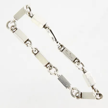 Armband Wiwen Nilsson 19½cm, bredd: 5mm, från 1948, silver 925/1000 Vikt: 27,4 g