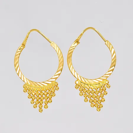 Ett par örhängen, 20x32mm, 18K Vikt: 4,1 g