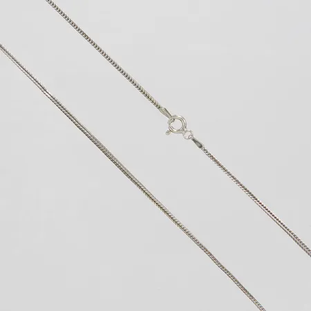 Kedja, Rävsvans, längd: 50cm, bredd: 1,2mm, italienska stämplar, silver, 925/1000 Vikt: 3,6 g