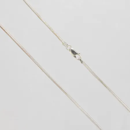 Kedja ormlänk, längd ca 49,5cm, bredd 2mm, 925/1000 silver Vikt: 12,5 g