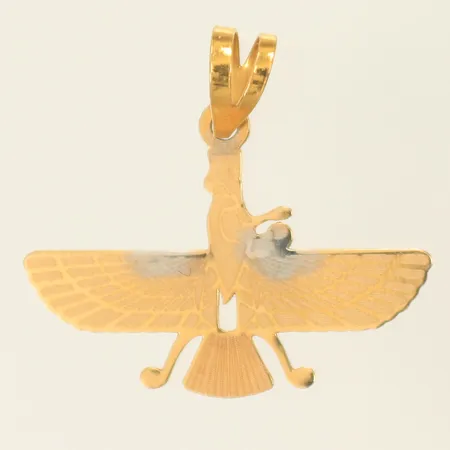 Hänge Farvahar, 20x22mm inklusive hängöglan, 18K  Vikt: 0,6 g