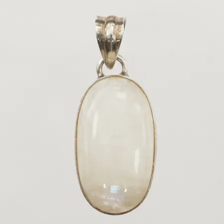 Hänge Månsten, längd 40mm, bredd 15,7mm, 925/1000 silver Vikt: 6,4 g