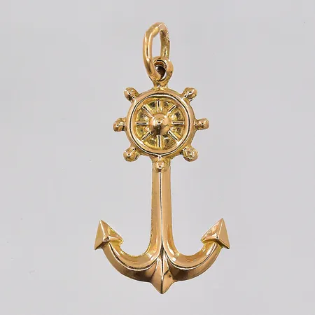 Hänge ankare, 25x12mm, 18K Vikt: 0,6 g