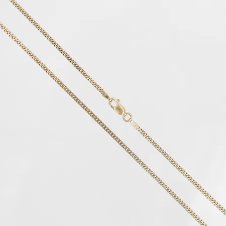 Kedja, Pansarlänk, längd 95cm, bredd 2mm, 18K guld Vikt: 14,9 g