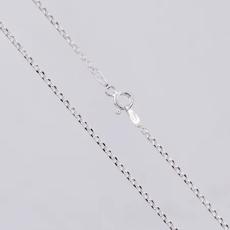 Kedja längd ca 49,8cm, bredd ca 1mm, 925/1000silver Vikt: 3,6 g