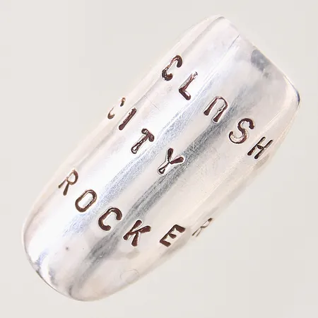 Ring med text, stl 18½, bredd 16-43mm, silver 925/1000 Vikt: 18,3 g