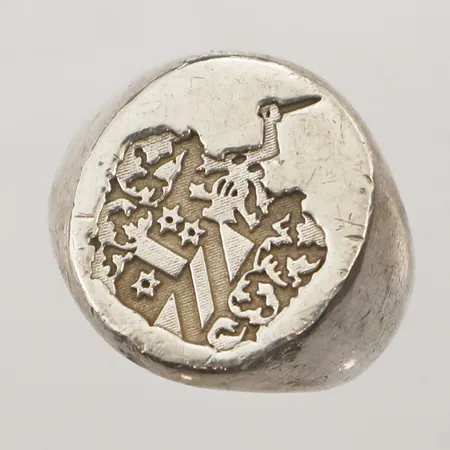 Klackring, stl 17¾, bredd 21mm, 925/1000 silver Vikt: 23 g