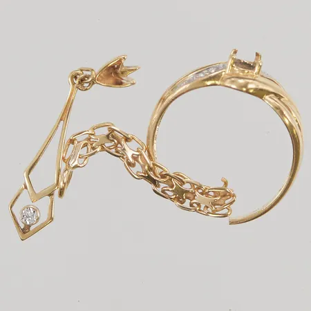 Diverse guld 18K 3,7g.