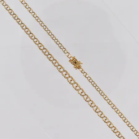 Collier doserad Bismarck 43cm, bredd 3,3-5mm, 18K Vikt: 8,4 g