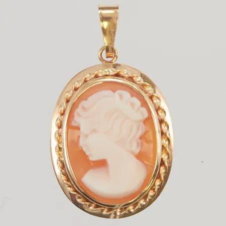 Caméhänge, 1,5x2cm, 18K 1,7g.