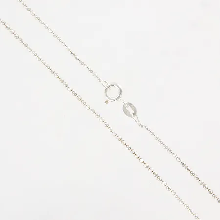 Kedja Kullänk 42cm, bredd: 1mm, silver 925/1000 Vikt: 2,8 g