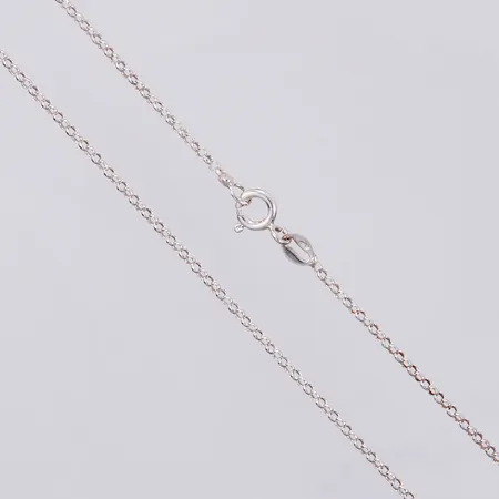 Kedja Ankar längd ca 49,5cm, bredd ca 1mm, 925/1000 silver Vikt: 2,6 g