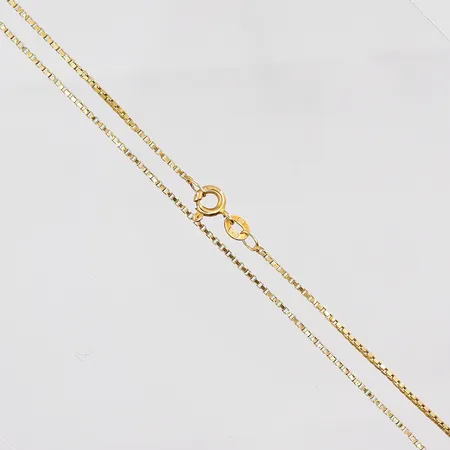 Kedja Venezia 47cm bredd 1,1mm klämd länk, 18K Vikt: 4,2 g