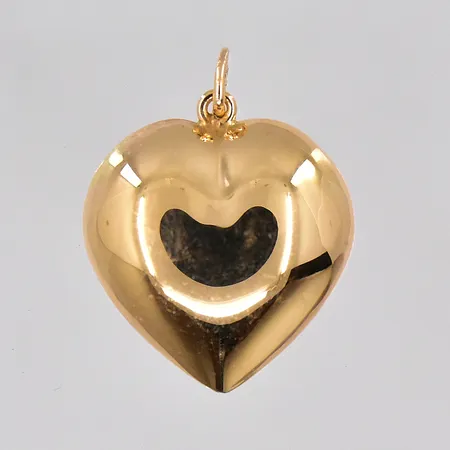 Hänge hjärta, stl 19,5x15,5mm, 18K Vikt: 1,3 g