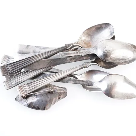 Diverse silver Vikt: 95,6 g