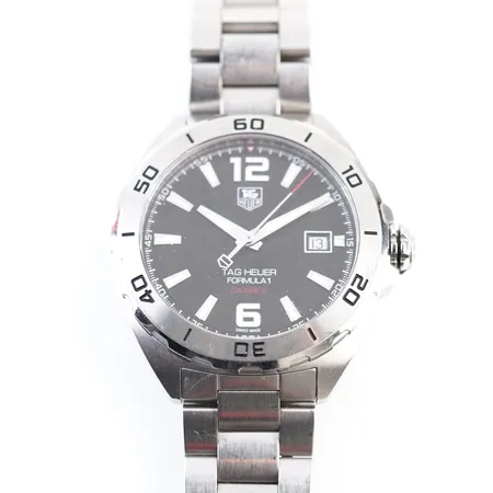 Herrur TAG Heuer Formula 1 Calibre 5, automatic, stål, ca 42mm, ref WAZ2113WED4891, box & cert