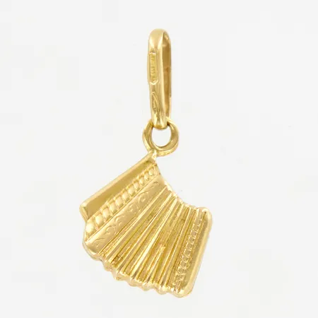 Hänge dragspel 25mm, bredd: 12mm, 18K  Vikt: 1,5 g