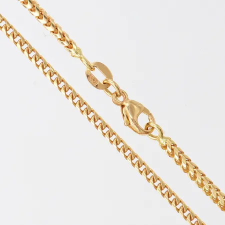 Kedja Franco, längd 45cm, bredd 2mm, 18K.  Vikt: 12,8 g