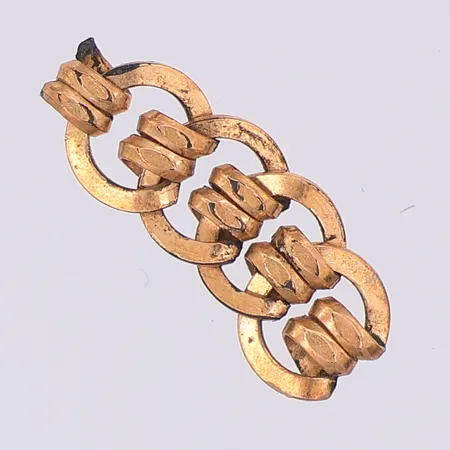 Guldbit 16mm, 6,3mm, 14K Vikt: 0,5 g