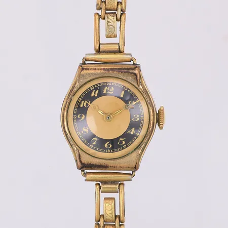 Damur 40-tal Ø21mm doublé, står still, defekt klockband