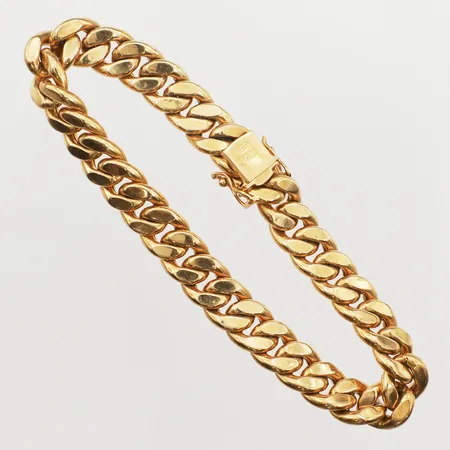 Armband Pansar, längd 19cm, bredd 8,8mm, 18K Vikt: 15 g