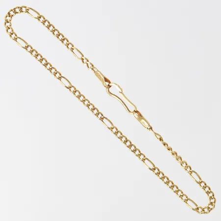 Armband Figaro, längd 17cm, bredd 2,3mm, 14K. Vikt: 2 g