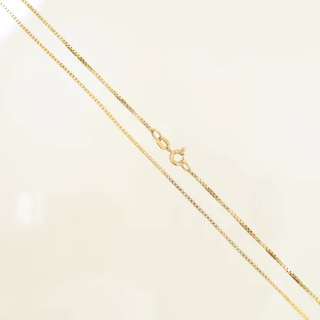 Halskedja Venezia, 51,5cm, bredd 1mm, Balestra, 18K  Vikt: 5,1 g