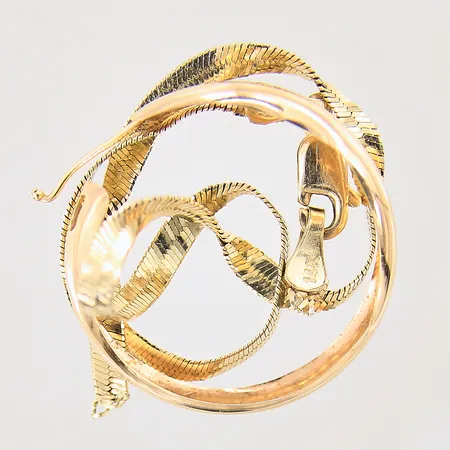 Guldsmycken, udda, buckliga, defekta, 14K Vikt: 3,9 g