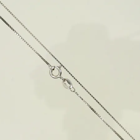Halskedja Venezia, längd 42cm, bredd 1mm, 925/1000- Silver, 1,8g  