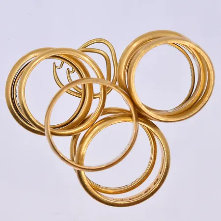 Diverse guld, 23K. Vikt: 70 g