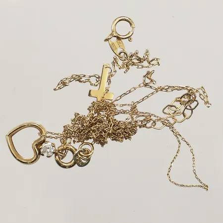 Diverse guld, defekt, 14K Vikt: 6,9 g