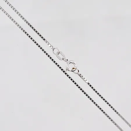 Kedja Venezia vitguld 40cm, bredd 1,1mm, GHA, 18K Vikt: 4,4 g
