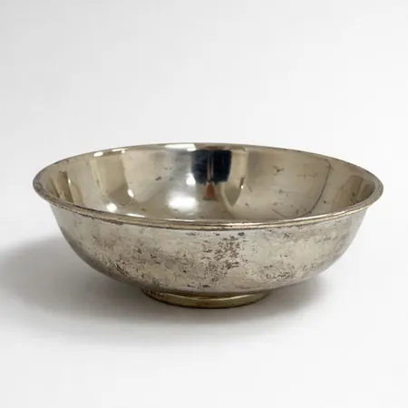 Skål, Silver 830/1000, Ø95mm, höjd:30mm, 55,8g.