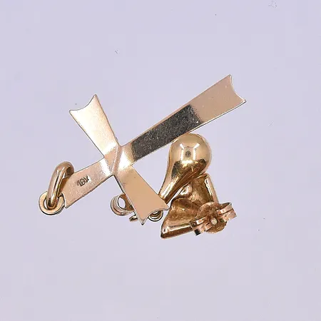 Diverse guld, 18K. Vikt: 2,5 g