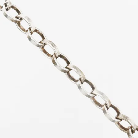 Armband, Ankarlänk, GHA, längd: 19 cm, bredd: 11 mm, 925/1000 silver. Vikt: 28,4 g