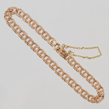 Armband, Bismarck, ca 18cm, bredd:5,2mm, 18K, 10,2g.