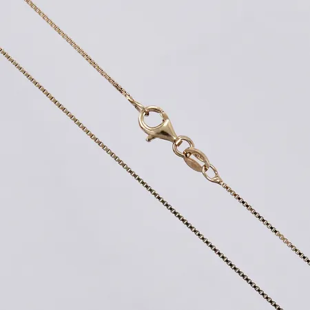 Kedja Venezia, längd: ca 40cm, bredd: ca 1mm, förgylld, 925/1000 Silver Vikt: 1,9 g