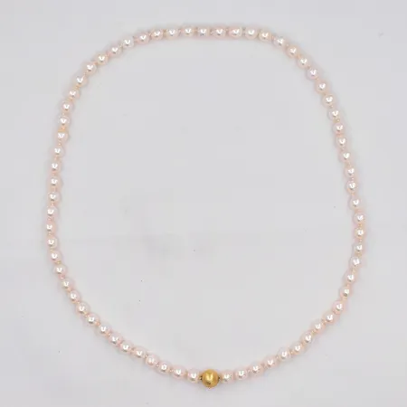 Pärlcollier Ole Lynggaard lås18K Ø 10,5mm, akoya saltvattenpärlor Ø 7,5-8,5mm något barocka längd 62cm, Ole Lynggaard, lås 18K 3,3gram Vikt: 3,3 g