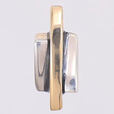 Hänge tvåfärgat 20mm, 8,6mm, 925/1000 silver Vikt: 3,7 g