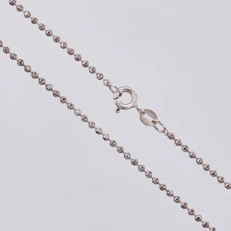 Kedja kullänk, längd: ca 42cm, bredd: ca 2mm, 925/1000 Silver Vikt: 3,7 g