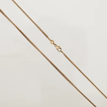 Kedja Rävsvans, längd 45cm, bredd 1,5mm, Balestra, 18K  Vikt: 6 g