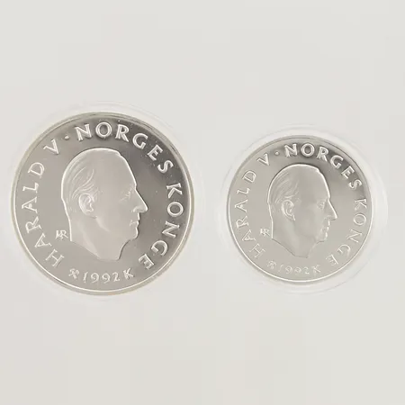 Plaketter 2st från OS i Lillehammar Silver S925/1000 50,6g.