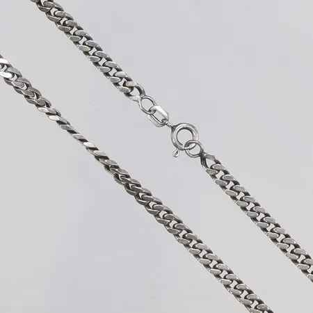 Kedja Pansar 46,5cm bredd 4mm silver 925/1000 Vikt: 15,2 g