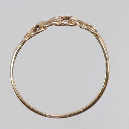 Ring Bismarck stl 17¼ bredd 1-5mm, lite skev, Victor Janson Lindesberg 18K Vikt: 1,4 g