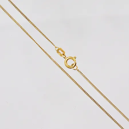 Kedja Pansar 38cm, bredd 0,9mm, 18K Vikt: 1,4 g