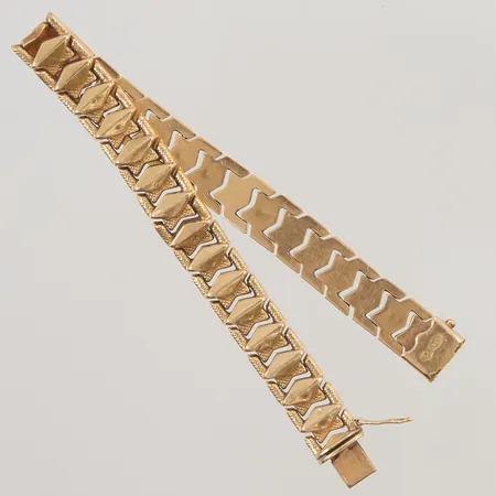 Armband, 19,5cm, bredd:9,7mm, 18K, 18,7g.